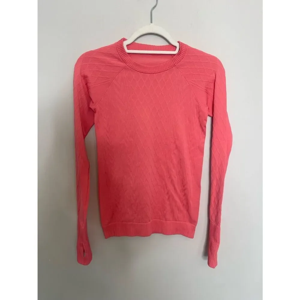 Lululemon Rest Less Coral Pullover sweatshirt